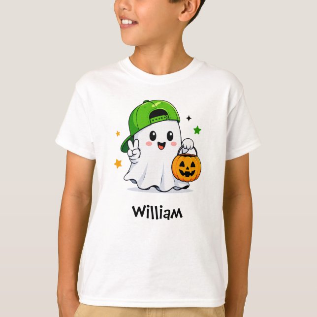 Anpassad Spök Småbarn T Shirt (Framsida)