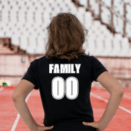 Anpassad sport Jersey - Familjesupportavdelning T Shirt