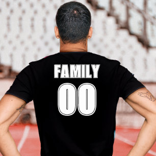 Anpassad sport Jersey - Familjesupportavdelning T Shirt