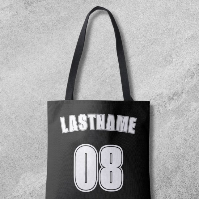 Anpassad sport Jersey - Familjesupportavdelning Tygkasse (Sports last  name team bag.)