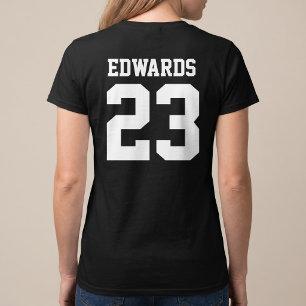 Anpassad sportströja med namn och nummer t shirt