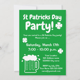 Anpassad St Patrick's Day festinjudan mall