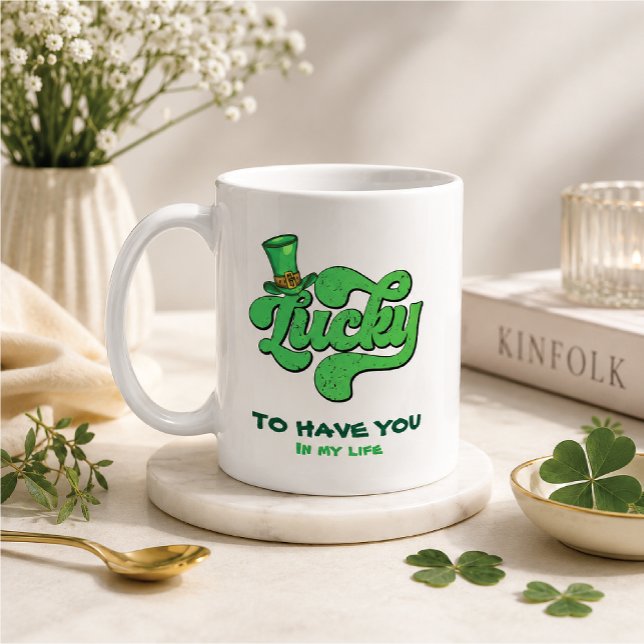 Anpassad St. Patrick's Day-mugg – Irländsk kaffeko Kaffemugg (Skapare uppladdad)