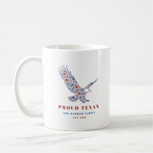 Anpassad Stat Stolt Pride Familjenamn Örn Kaffemugg