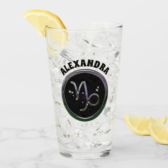 Anpassad Stenbocken Glaskopp (Framsida Ice)