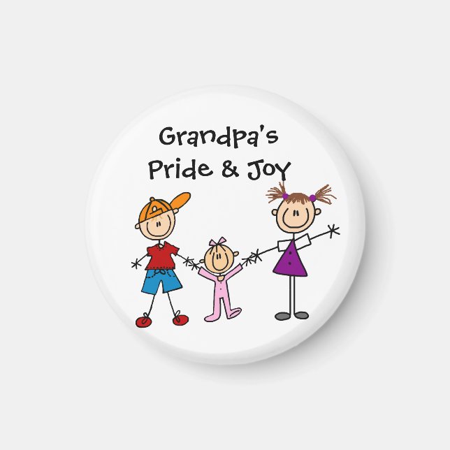 Anpassad Stick figurer Magnet (Framsidan)