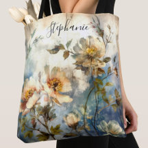 Anpassad Stilfull Indigo Blomning Vindpinad Design