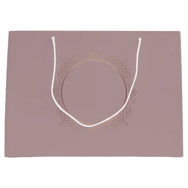 Anpassad Stilfull Rosa Guld Tom Mall Elegant (Framsidan)