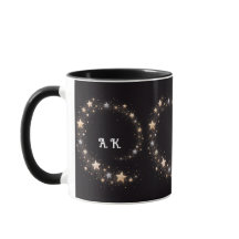 Anpassad stjärnspiral initial presentmugg