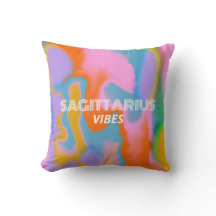 Anpassad stjärntecken färgrik modernt kastkudde