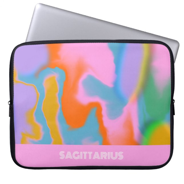 Anpassad stjärntecken modern färgglad HP Laptop-de Laptop Fodral (Framsidan)