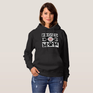 Anpassad stolt hundmamma husdjursälskare t shirt