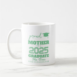 Anpassad stolt mamma till en examen 2025 kaffemugg
