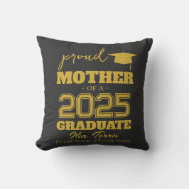 Anpassad stolt mamma till en examenstudent 2025 kudde