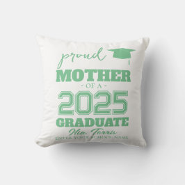 Anpassad stolt mamma till en examenstudent 2025 kudde