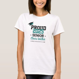 Anpassad, stolt skolchef student t shirt