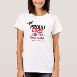 Anpassad, stolt skolchef student t shirt