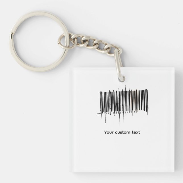 Anpassad streckkodstextdesign (Framsidan)