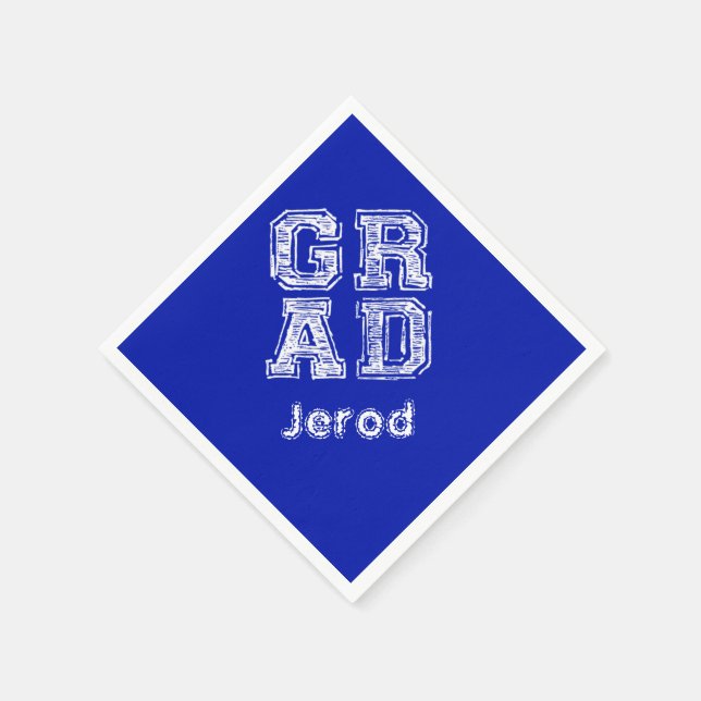 Anpassad Studenten Ideas Chalkboard Stil Pappersservett (Hörn)