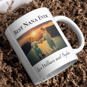 Anpassad Super Nana Alltid Foto Kaffemugg