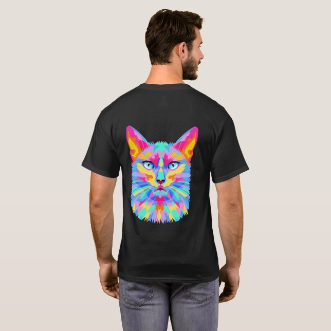 Anpassad Superpappa Alltid Retro Solnedgång Fars D T Shirt (Hel baksida)