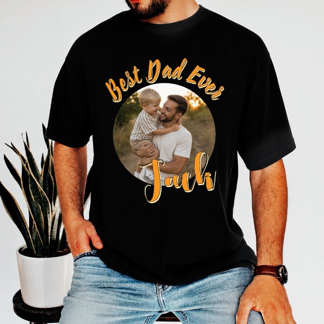 Anpassad Superpappa Foto, Fars dag T Shirt (Skapare uppladdad)