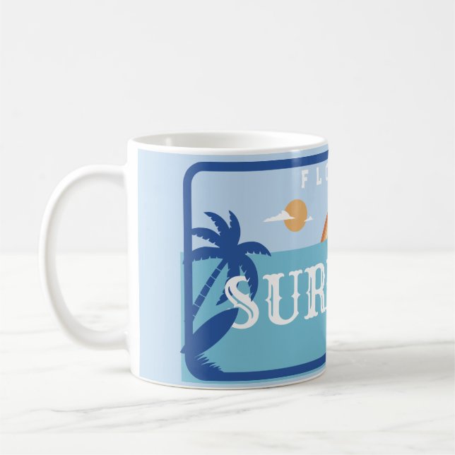 ANPASSAD SURFS UP FLORIDA KAFFEMUGG (Vänster)