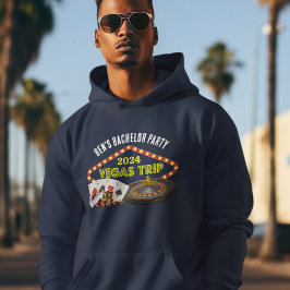 Anpassad Svärmningstripptur till Las Vegas Hoodie
