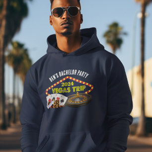 Anpassad Svärmningstripptur till Las Vegas Hoodie