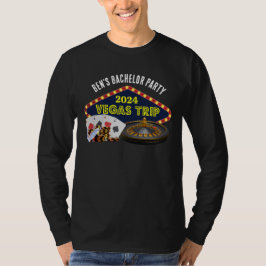 Anpassad Svärmningstripptur till Las Vegas Långärm T Shirt