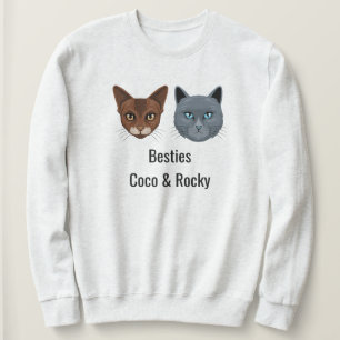 Anpassad svart ask kattmamma söt familj husdjur fo t shirt
