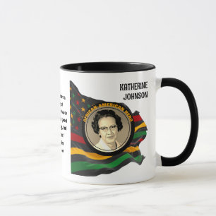 Anpassad svart historia månad KATHERINE JOHNSON-ci Mugg