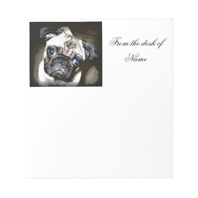 anpassad svart katt anteckningsblock (Framsida)