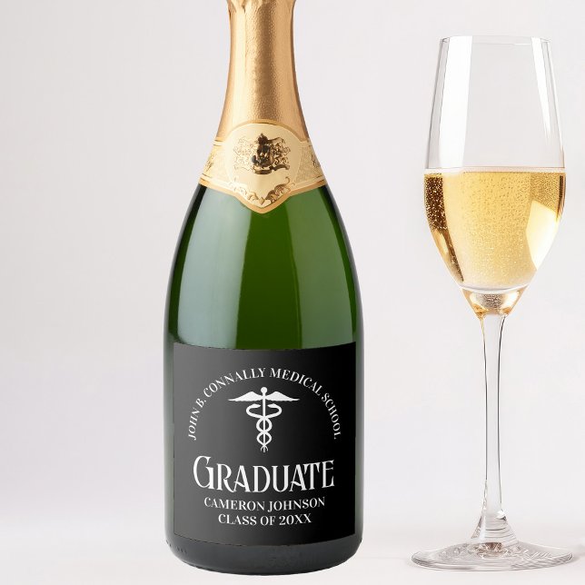 Anpassad svart medicinsk skola examensfest (Skapare uppladdad)