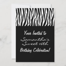 Anpassad svart vit zebra