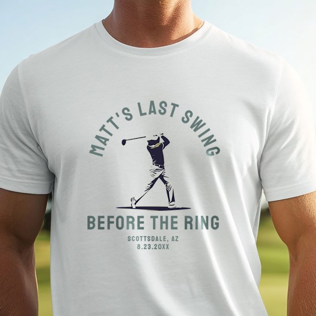 Anpassad svensexa present golfresa brudgummen vänn t shirt (Skapare uppladdad)