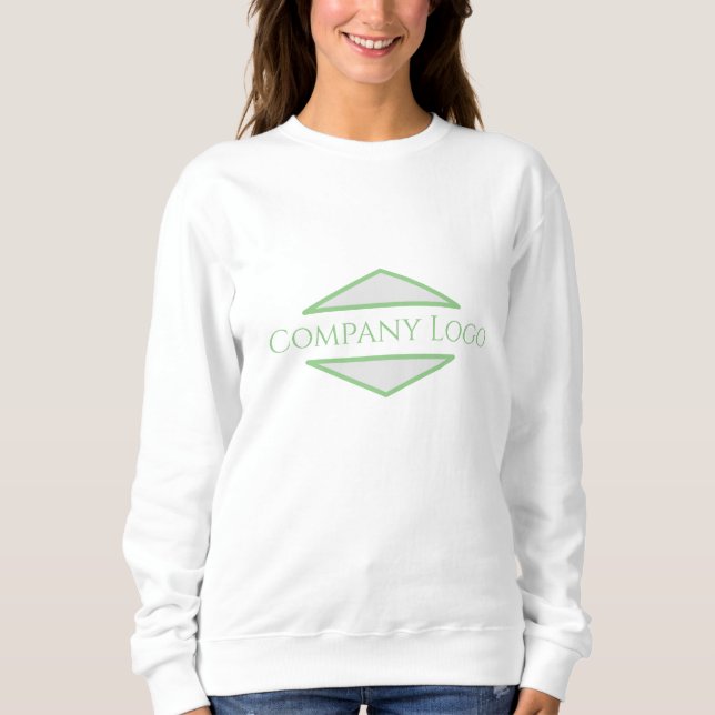 Anpassad sweatshirt, logotyp och text t shirt (Framsida)