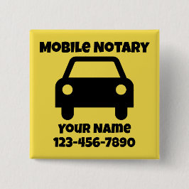 Anpassad symbol för offentlig bil för Mobile Notar Knapp