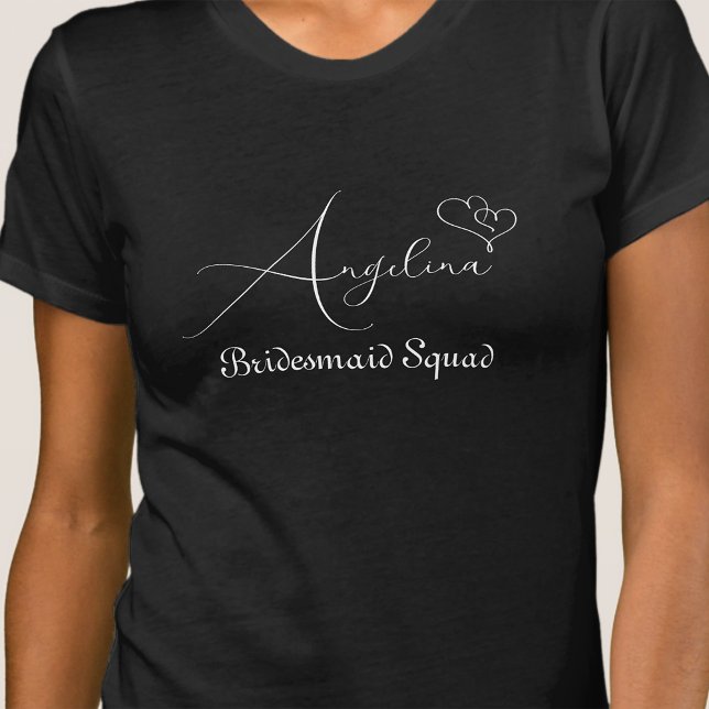 Anpassad Systerfest Modern Minimalist Manuskript T Shirt (Skapare uppladdad)