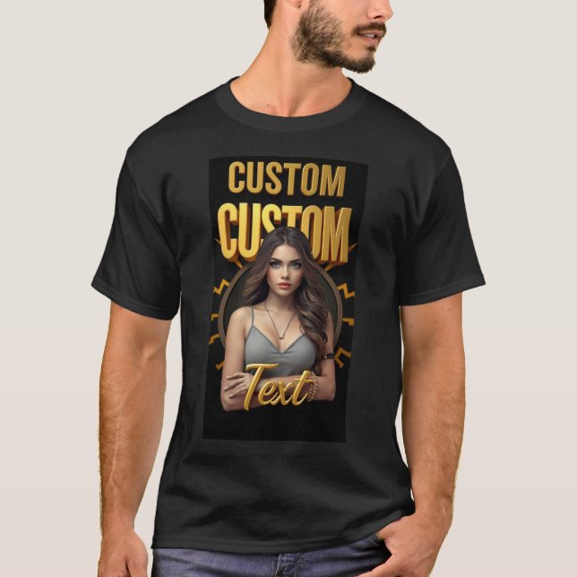 Anpassad T-shirt (Framsida)