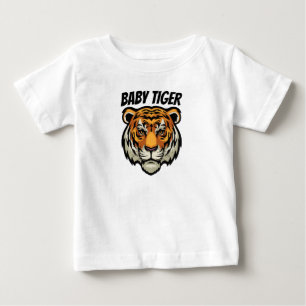 Anpassad T-shirt för baby tiger