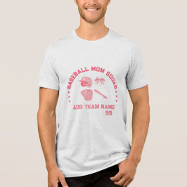 Anpassad T-shirt för Basebollmammans Squad | Perfe