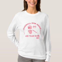 Anpassad T-shirt för Basebollmammans Squad | Perfe