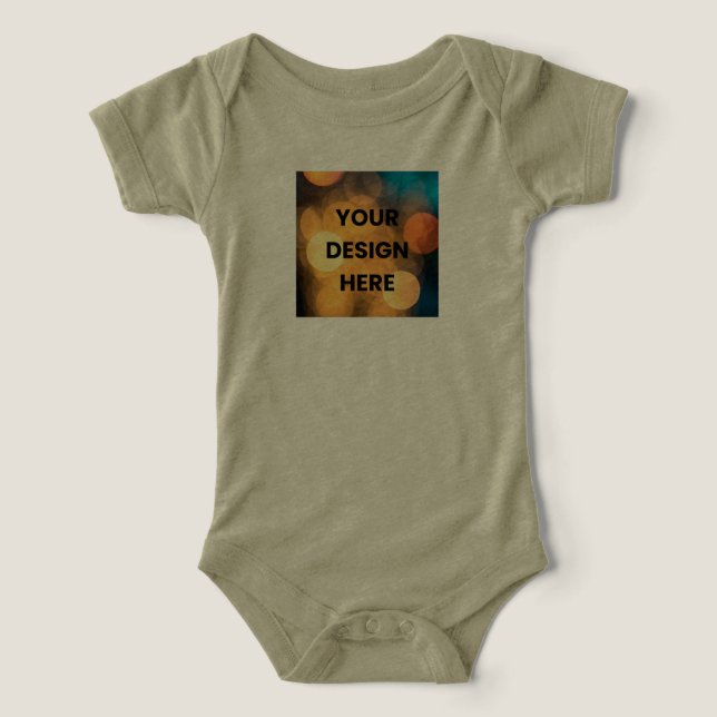 Anpassad T-shirt för bebisar – Ladda upp design (Design Framsida)