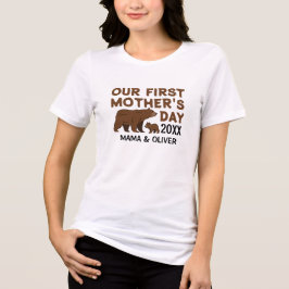 Anpassad t-shirt för mamma och barn