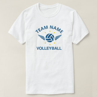 Anpassad T-shirt för volleybollagets namn