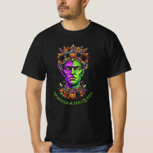 Anpassad T-Shirt Halloween Monster & Hans Drottnin