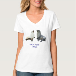 Anpassad T-shirt-mall för par med foto och text T Shirt