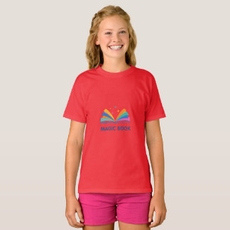Anpassad T-shirt med Bokstapel för Bokälskare