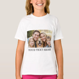 Anpassad T-Shirt med eget fotonamn